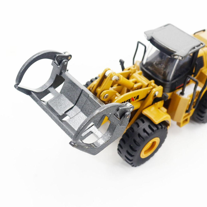 Металлический фронтальный погрузчик бревен Hui Na Toys 1:50 - HN1716