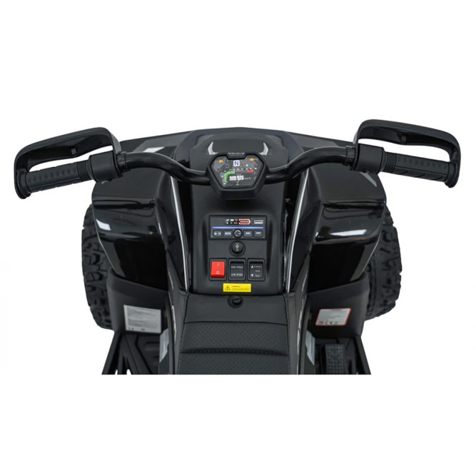 Детский электромобиль квадроцикл Outlander (черный, 24V, 4WD, пульт, EVA) - XMX652-24V-4WD-BLACK