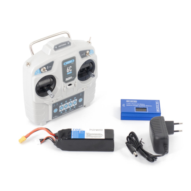 Радиоуправляемый самолет Riot Blue 1400mm RTF - TOP049C-BLUE