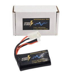 Аккумулятор Speed Storm Li-ion 18650 7.4V 3000 mAh разъем Tamiya - SS-2S3000-TAMIYA