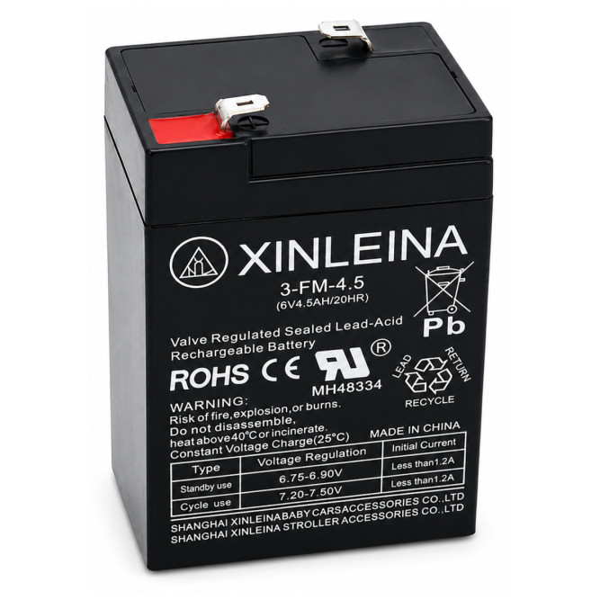 Аккумулятор XINLEINA 6V4.5Ah/20Hr - 3FM4.5
