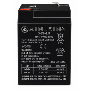Аккумулятор XINLEINA 6V4.5Ah/20Hr - 3FM4.5