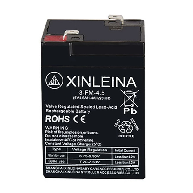 Аккумулятор XINLEINA 6V4.5Ah/20Hr - 3FM4.5