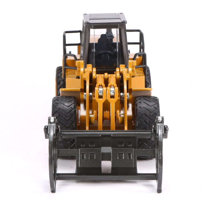 Металлический фронтальный погрузчик бревен HUI NA TOYS масштаб 1:40 - HN1914