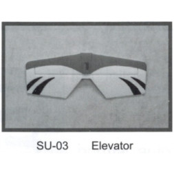 Руль высоты красный Dynam - SU-03-red