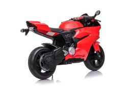 Детский электромобиль мотоцикл Ducati Red (дисковый тормоз, 16 км/ч, 24V) - SX1629