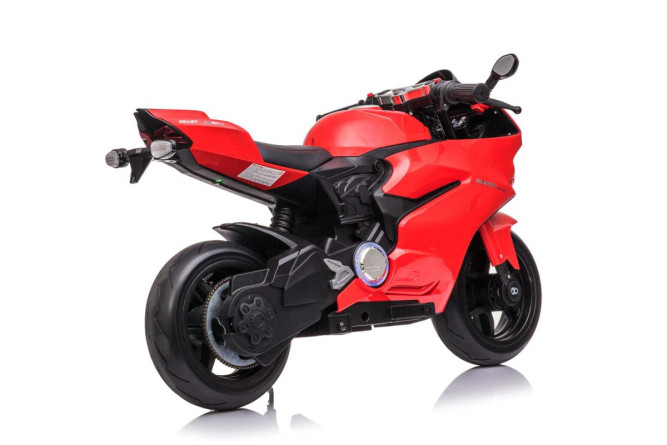Детский электромобиль мотоцикл Ducati Red (дисковый тормоз, 16 км/ч, 24V) - SX1629