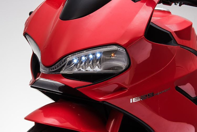 Детский электромобиль мотоцикл Ducati Red (дисковый тормоз, 16 км/ч, 24V) - SX1629