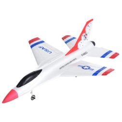 Радиоуправляемый самолет для начинающих F16 FIGHTER 2.4G - FX823