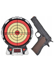 Игровой набор "Лазерный пистолет и мишень с указанием баллов" на батарейках - XZ-H9V