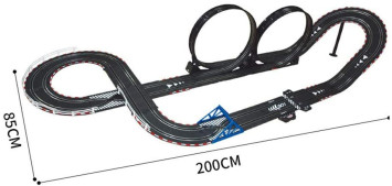 Гоночный автотрек Top Racer Merсedes SLS 1:43 (2 машинки, 8 метров) - TR-05L