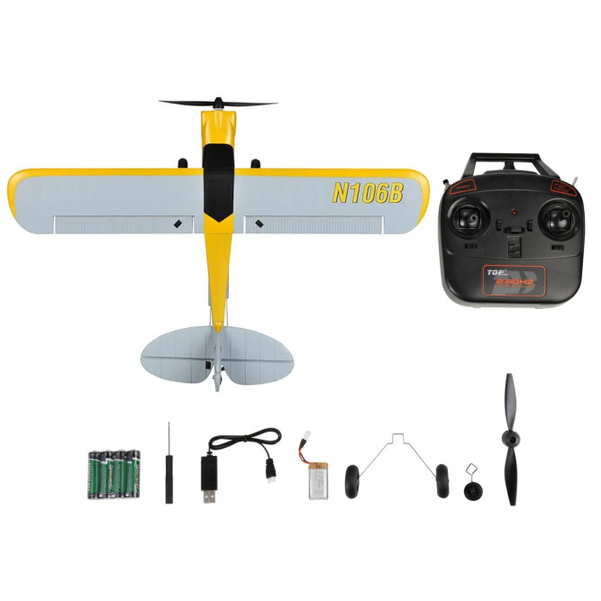 Радиоуправляемый самолет Top RC 450mm Mini Xcub with Gyro RTF - TOP106B01