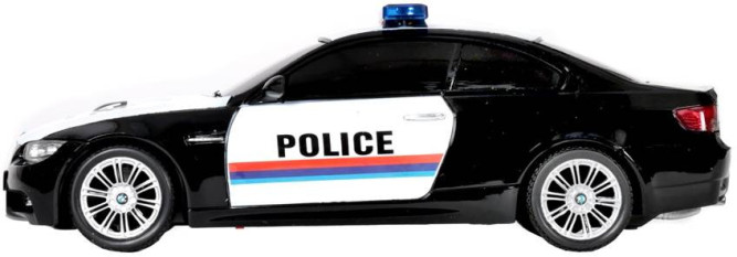 Радиоуправляемая машина GK Racer BMW M3 Coupe POLICE масштаб 1:18 - 866-1803PB-BLACK