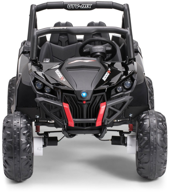 Двухместный полноприводный электромобиль Black Carbon UTV-MX Buggy 12V - XMX603-BLACK-PAINT