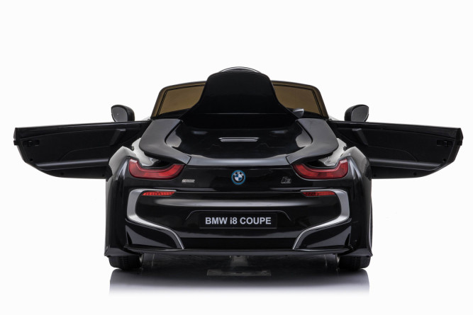 Детский электромобиль BMW i8 Coupe 12V - JE1001-BLACK-PAINT