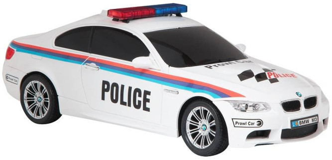 Радиоуправляемая машина GK Racer BMW M3 Coupe POLICE масштаб 1:18 - 866-1803PB-WHITE