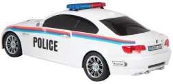 Радиоуправляемая машина GK Racer BMW M3 Coupe POLICE масштаб 1:18 - 866-1803PB-WHITE
