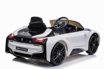 Детский электромобиль BMW i8 Coupe 12V - JE1001-WHITE