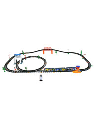 Железная дорога с пультом управления (поезд Экспресс, длина 616 см, свет, звук) - 2817Y