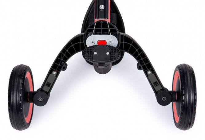 Детский беговел-велосипед 8в1 с крышей и ручкой, розовый - TR008C-PINK