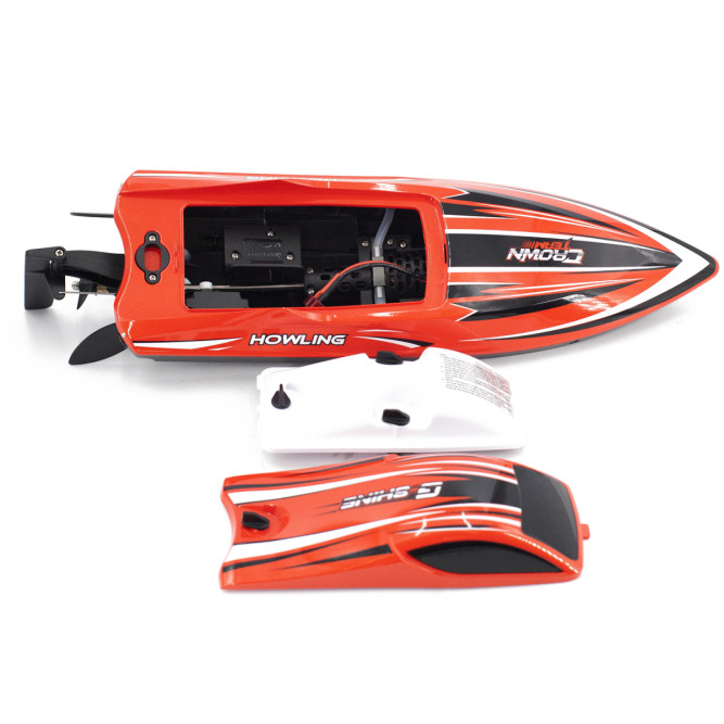 Радиоуправляемый катер Chasing Waves PRO с сумкой (41 см, 55 км/ч, Brushless) - HJ818PRO-RED-BAG