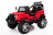 Двухместный полноприводный электромобиль Red Jeep 12V 2.4G - S2388