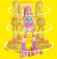 Кукла на роликах с пультом управления - JJ8855