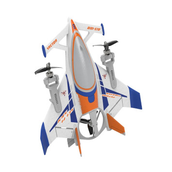 Радиоуправляемый самолет дрон SCI Fi Sky VTOL 3D6G 8ch - QIDI-570-BLUE