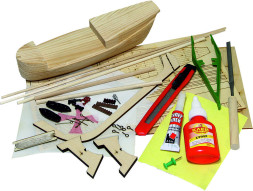 Конструктор-корабль из дерева