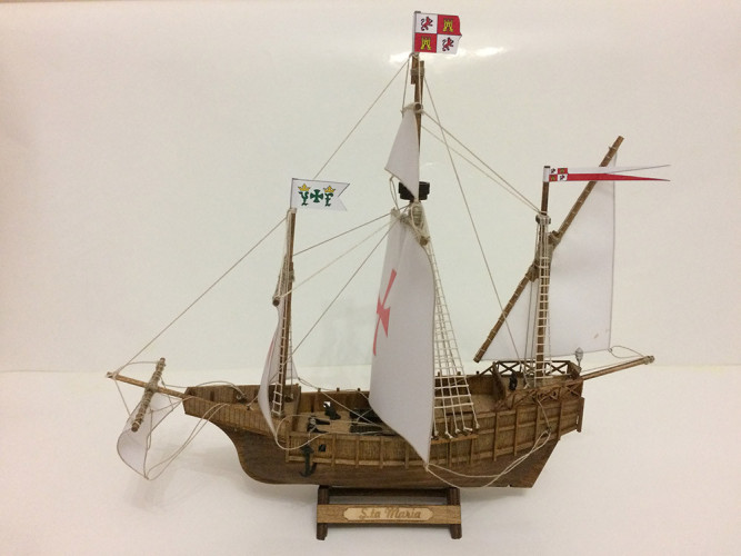 Конструктор-корабль из дерева