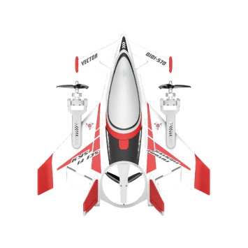 Радиоуправляемый самолет дрон SCI Fi Sky VTOL 3D6G 8ch - QIDI-570-RED