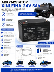 Аккумулятор XINLEINA 24V5Ah/20HR 12-FM-5 - X-12FM5
