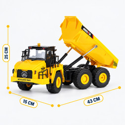 Радиоуправляемый карьерный самосвал HUI NA TOYS масштаб 1:16 2.4G - HN1553