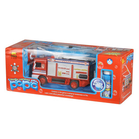 Радиоуправляемая пожарная машина с мыльными пузырями - R206