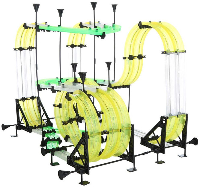 Гоночный трек AutoFlier (65 деталей, 11.1 м, 2 машинки, 2 пульта) - AF669