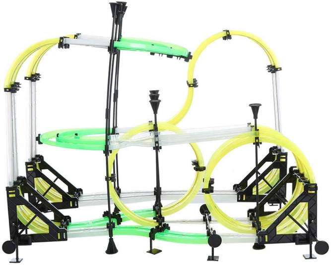 Гоночный трек AutoFlier (65 деталей, 11.1 м, 2 машинки, 2 пульта) - AF669