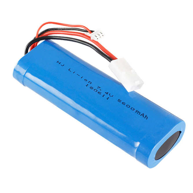Аккумулятор Li-Ion 7.4V 5600 mAh, разъем Tamiya - HJ-210718