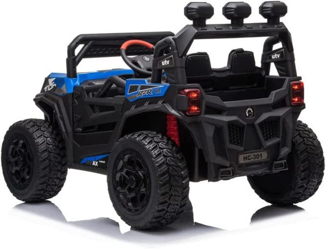 Детский электромобиль Багги (полный привод, EVA, 12V) - HC-301-4WD-BLUE