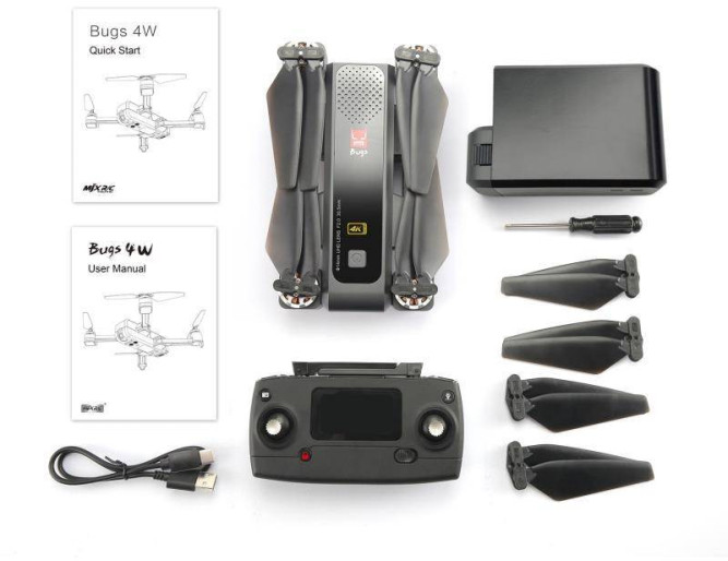Квадрокоптер MJX Bugs 4W с камерой 4K в сумке - B4W-4K-BAG