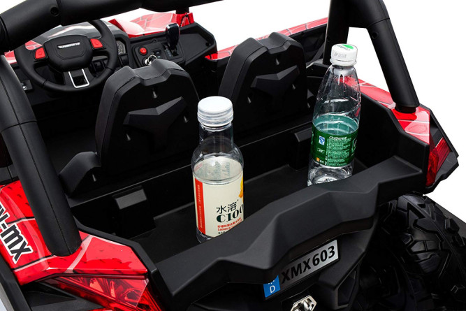 Двухместный полноприводный электромобиль Red Spider UTV-MX Buggy 12V MP4 - XMX603-RED-PAINT-MP4