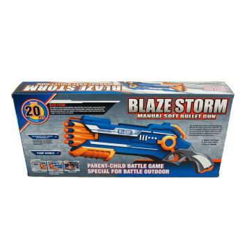 Пистолет ''BlazeStorm'' с мягкими пулями (2-ой выстрел) - ZC7037