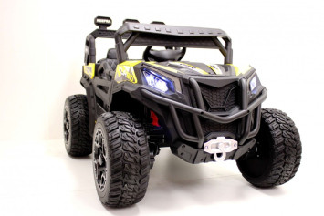 Детский электромобиль Багги (полный привод, EVA, 12V) - HC-301-4WD-YELLOW