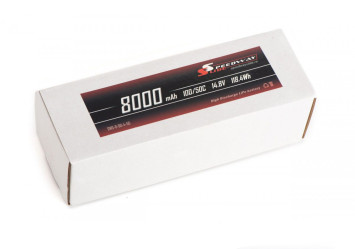 Аккумулятор Speedway Slide 164x44x43mm Li-Po 8000mAh 4S 14.8V 50C SOFT case XT60
