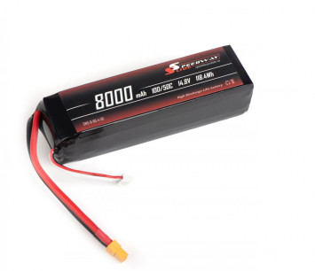 Аккумулятор Speedway Slide 164x44x43mm Li-Po 8000mAh 4S 14.8V 50C SOFT case XT60