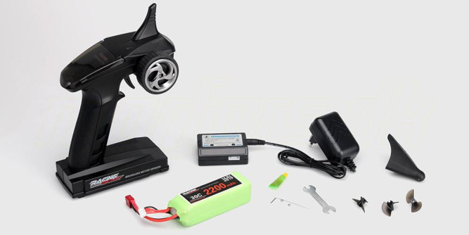 Радиоуправляемый катер с бесколлекторным мотором Feilun FT011 2.4G - FT011