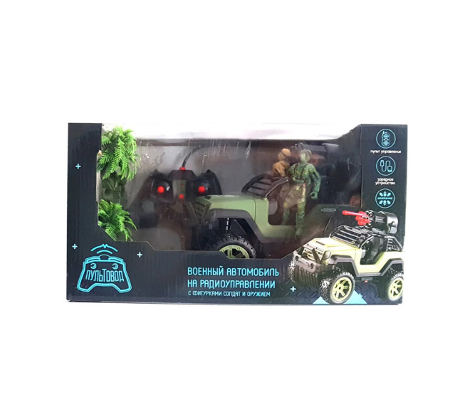Радиоуправляемый джип Zhorya (стреляет ракетами, солдаты) - ZYB-B3022
