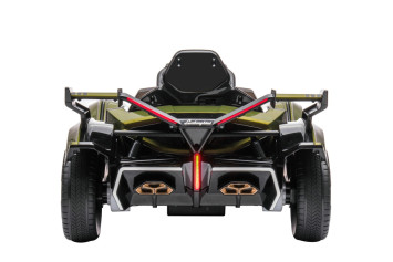 Детский электромобиль Lamborghini V12 Vision Gran Turismo 4WD 12V - HL528-LUX-ARMY-GREEN