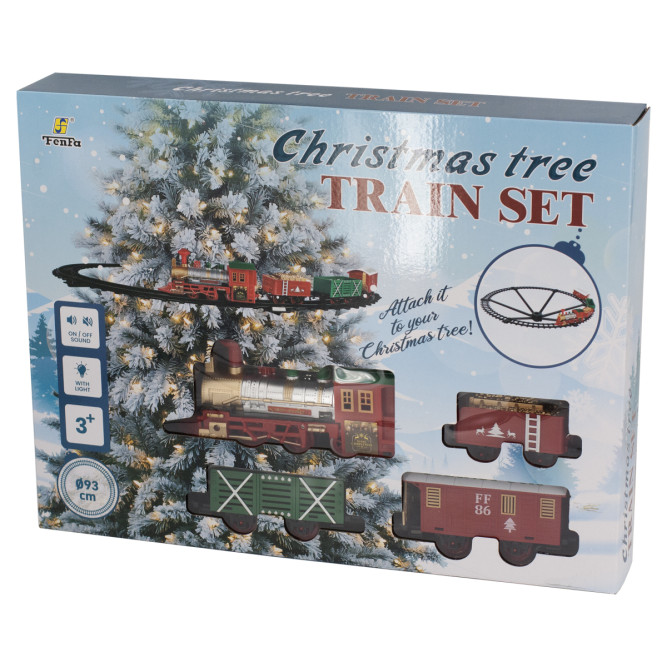 Железная дорога Fenfa Новогодний поезд на Елку - 2024E