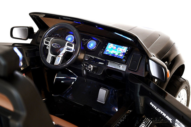 Детский электромобиль Dake Ford Ranger Blue 4WD MP4 - DK-F650-BL