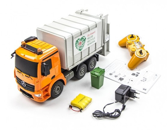 Радиоуправляемый мусоровоз Double E Mercedes-Benz Antos 1:20 2.4G - E560-003
